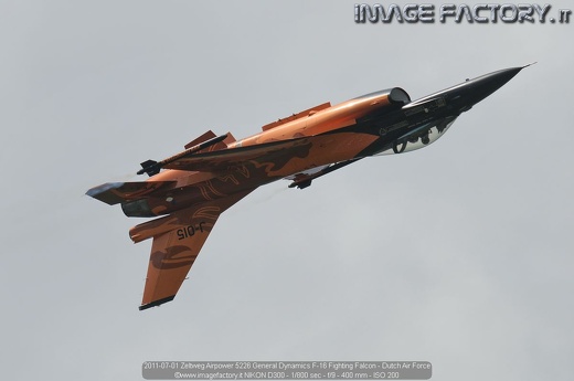 2011-07-01 Zeltweg Airpower 5226 General Dynamics F-16 Fighting Falcon - Dutch Air Force